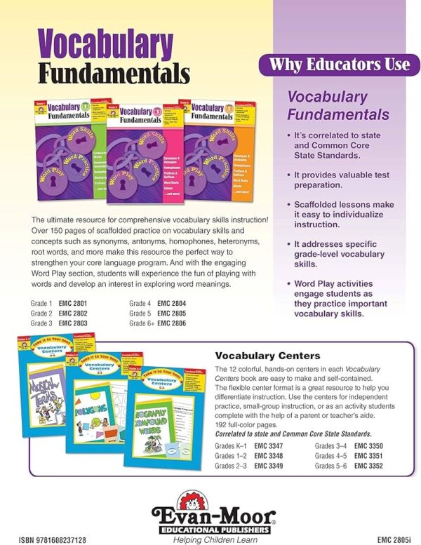 Evan-Moor Vocabulary Fundamentals - Image 3